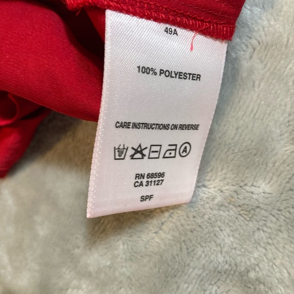 DKNY Red Silk Dancing Dress 4 - Picture 9 of 10